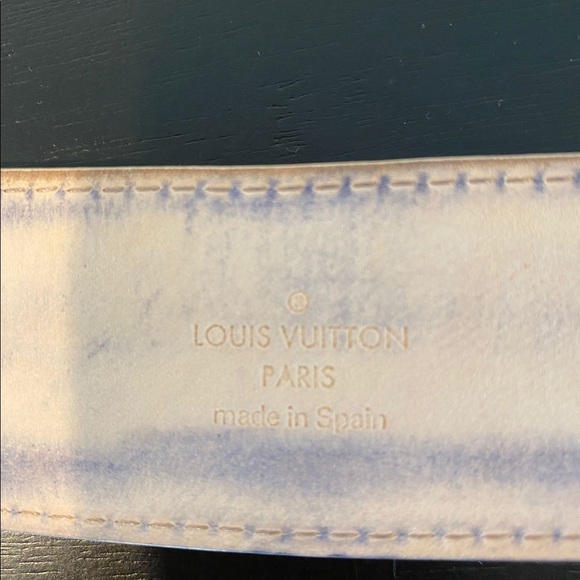 Louis Vuitton white Damier belt 95cm - Picture 4 of 7